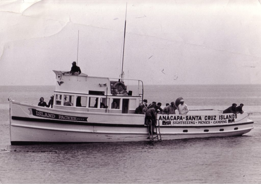 Island Packers at Anacapa in 1968